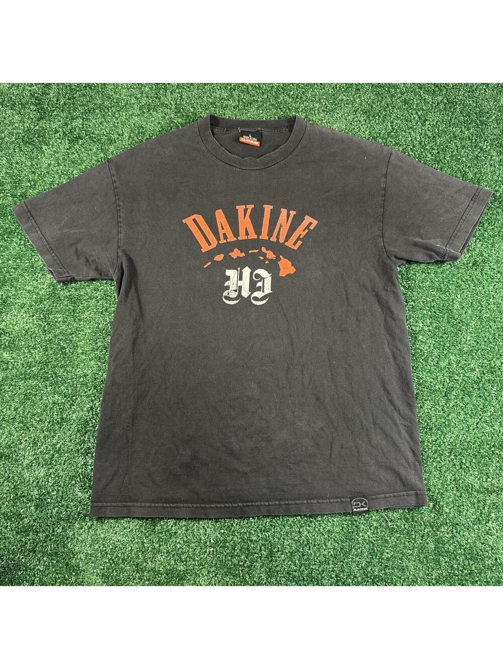 Y2K Dakine Hawaii Surf black T-Shirt size Large americana grunge